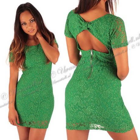 Groene kanten jurk groene-kanten-jurk-98-2