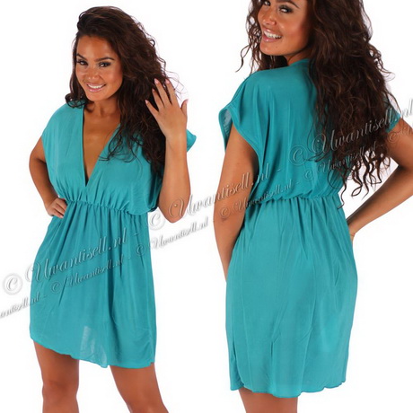 Jurk turquoise jurk-turquoise-83-14