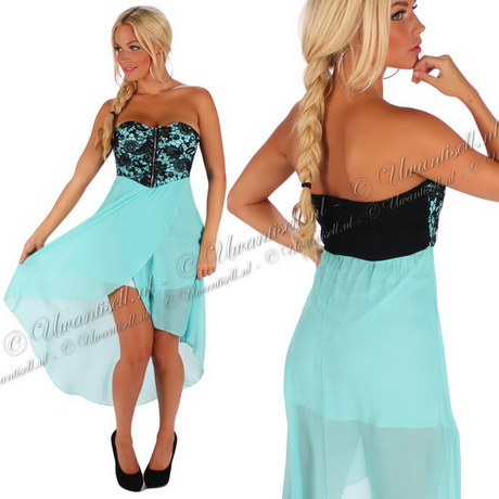 Jurk turquoise jurk-turquoise-83-19