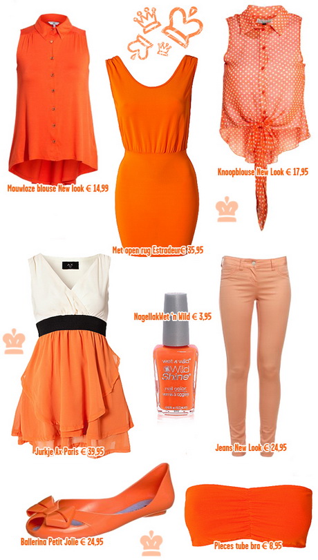 Jurken oranje dames jurken-oranje-dames-81-6