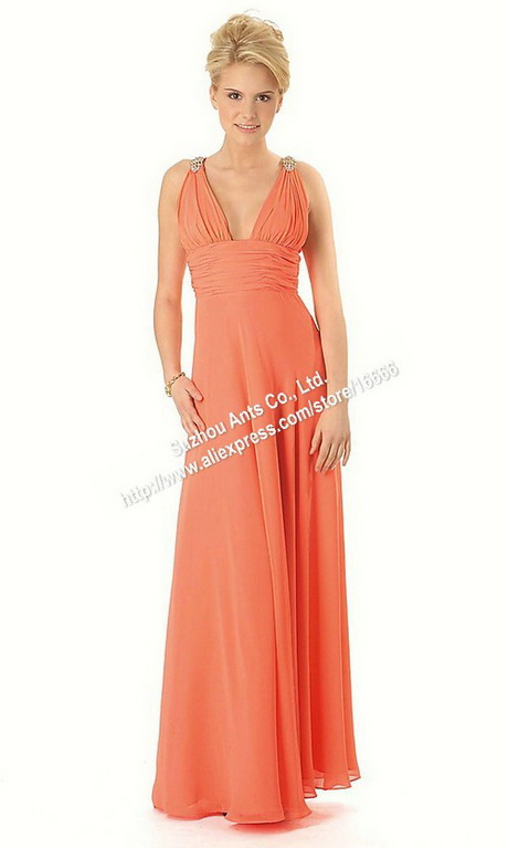 Oranje lange jurk oranje-lange-jurk-95-14