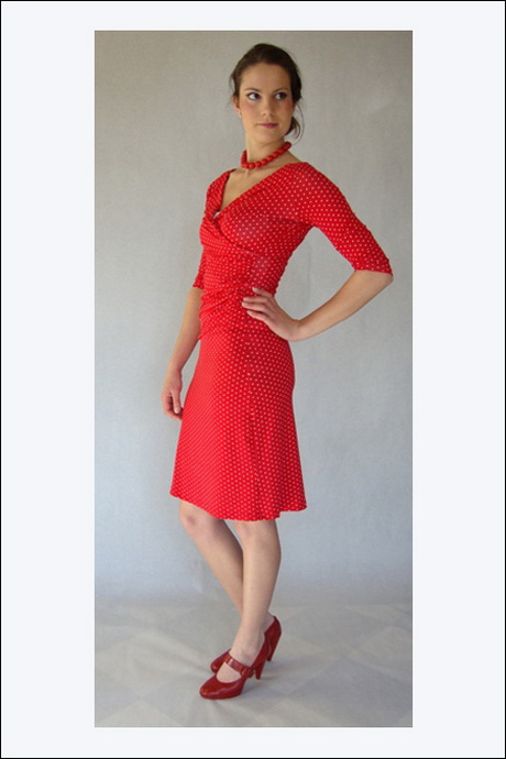 Rode stippen jurk rode-stippen-jurk-85-2