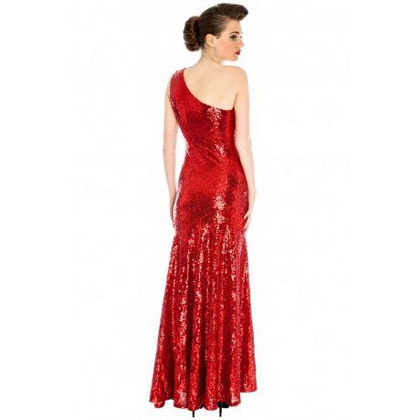 Rood pailletten jurkje rood-pailletten-jurkje-92-11