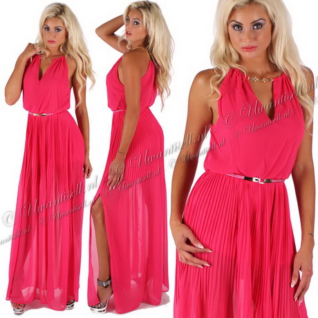 Roze lange jurk roze-lange-jurk-40-18