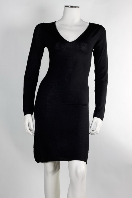 Zwart jurk lange mouw zwart-jurk-lange-mouw-75-10