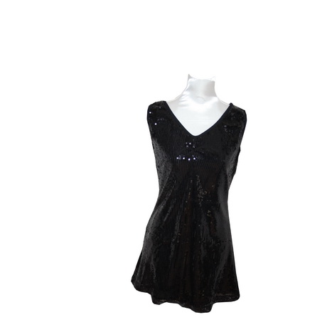 Zwarte glitter jurk zwarte-glitter-jurk-49-6
