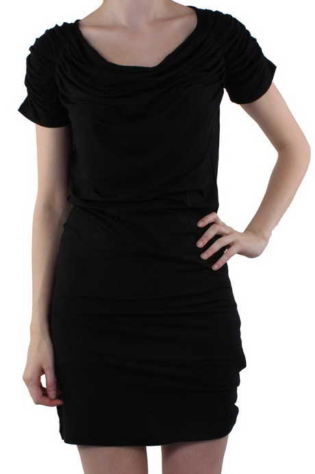 Zwarte jurk korte mouw zwarte-jurk-korte-mouw-88-13