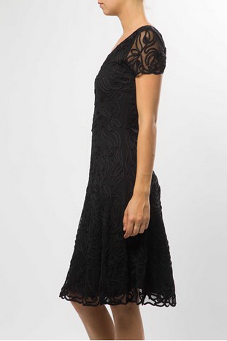Zwarte jurk korte mouw zwarte-jurk-korte-mouw-88-15
