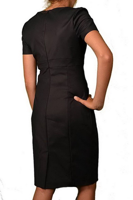 Zwarte jurk korte mouw zwarte-jurk-korte-mouw-88-5