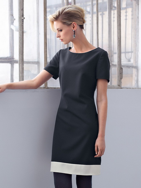 Zwarte jurk korte mouw zwarte-jurk-korte-mouw-88-6