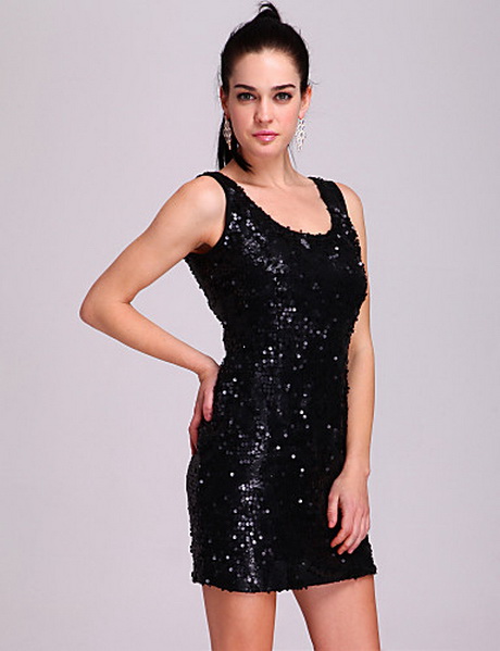 Zwarte pailletten jurk zwarte-pailletten-jurk-72-10