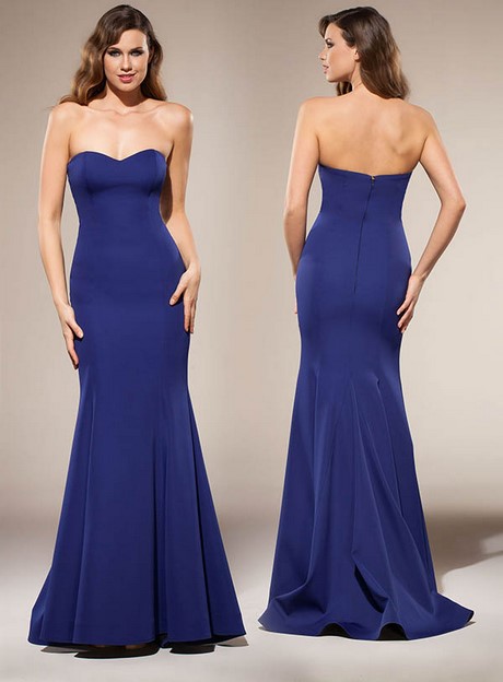 Donkerblauwe lange jurk donkerblauwe-lange-jurk-85_13