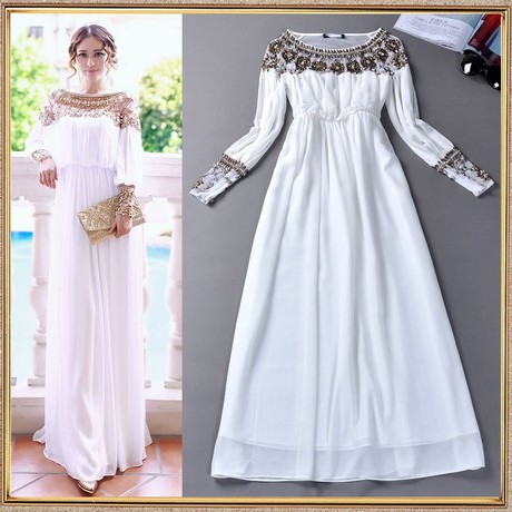 Lange witte jurk met mouwen lange-witte-jurk-met-mouwen-55_15