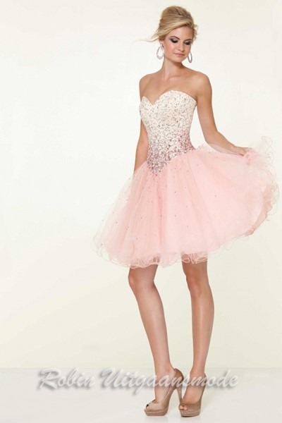 Roze korte jurk roze-korte-jurk-74