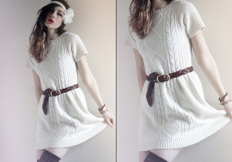 Witte gebreide jurk witte-gebreide-jurk-15