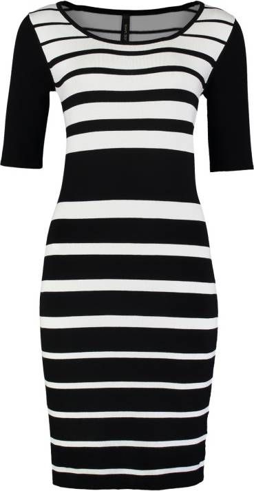 Zwart wit streep jurk zwart-wit-streep-jurk-04_5
