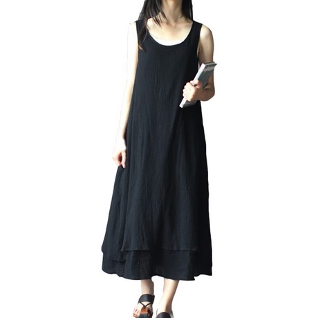 Zwarte linnen jurk zwarte-linnen-jurk-26_7
