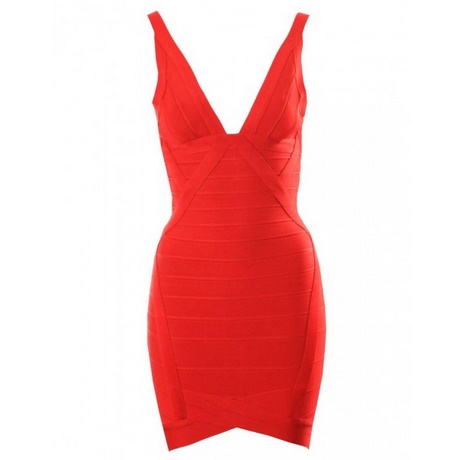 Rode jurk met v hals rode-jurk-met-v-hals-64
