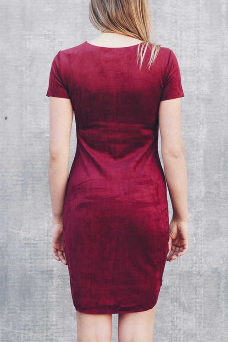 Suedine jurk rood suedine-jurk-rood-79_2