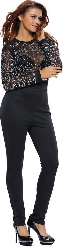 Zwarte strakke jumpsuit zwarte-strakke-jumpsuit-77_11