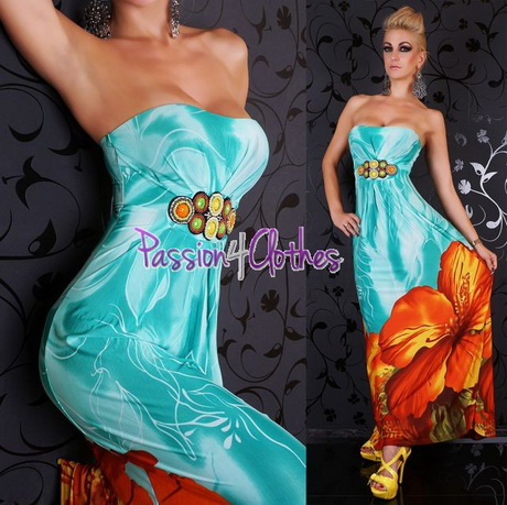 Turquoise lange jurk turquoise-lange-jurk-15
