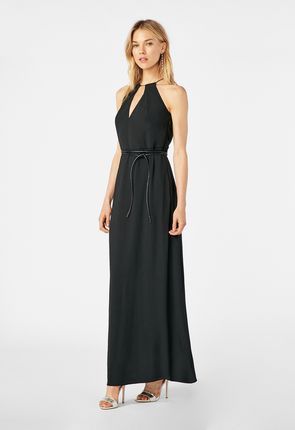 Zwarte lange halter jurk zwarte-lange-halter-jurk-86_12