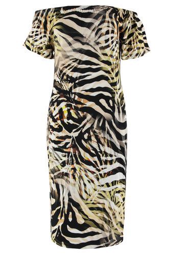 Geisha zebra print jurk