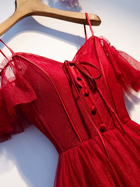 Rode jurk spaghettibandjes rode-jurk-spaghettibandjes-93_3