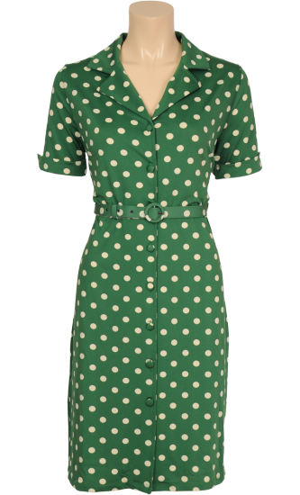 Groene jurk met stippen groene-jurk-met-stippen-54
