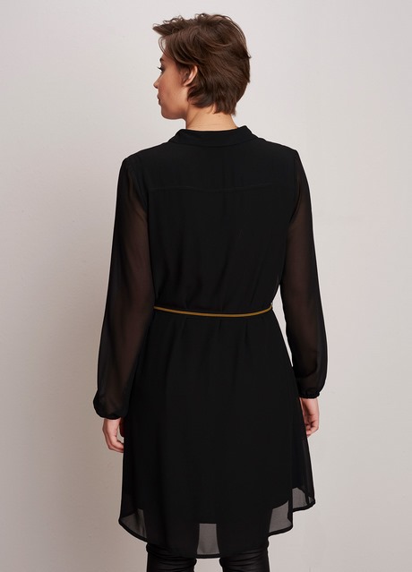 Zwarte chiffon jurk zwarte-chiffon-jurk-23_19
