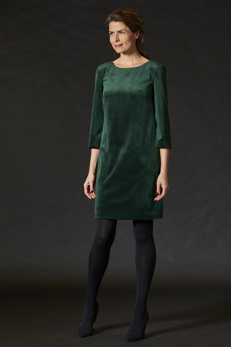 Groene fluwelen jurk groene-fluwelen-jurk-33