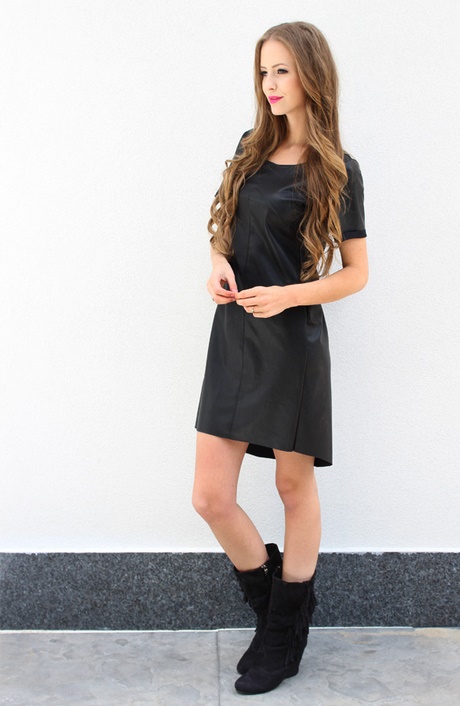 Suede zwarte jurk suede-zwarte-jurk-90_12