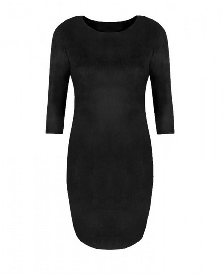 Suedine jurk zwart suedine-jurk-zwart-62_3