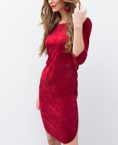 Suede jurk bordeaux rood suede-jurk-bordeaux-rood-45_7