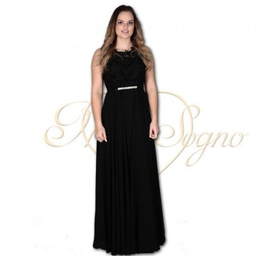 Zwarte lange gala jurk zwarte-lange-gala-jurk-40_15