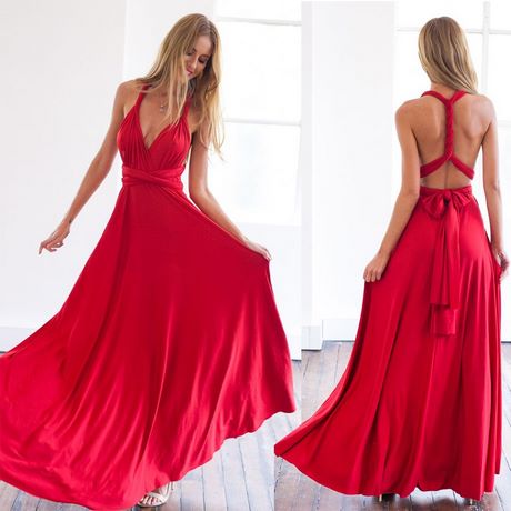 Bruidsmeisje jurk rood bruidsmeisje-jurk-rood-72_4