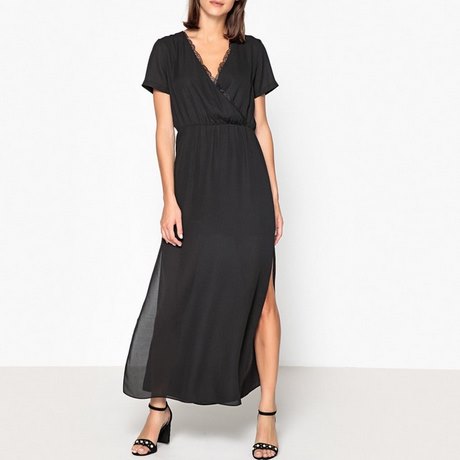 Lange jurk met split zwart lange-jurk-met-split-zwart-67_14
