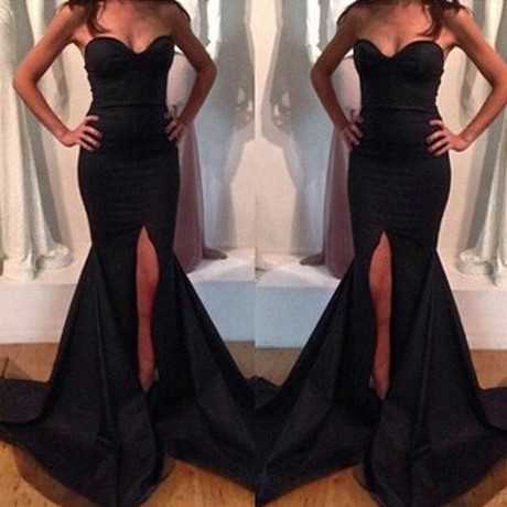 Lange zwarte jurk split lange-zwarte-jurk-split-75_12