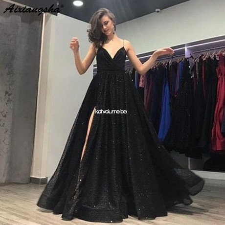 Lange zwarte jurk split lange-zwarte-jurk-split-75_16
