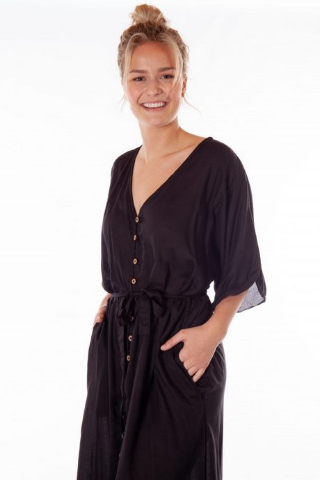 Maxi jurk zwart met split maxi-jurk-zwart-met-split-07_7