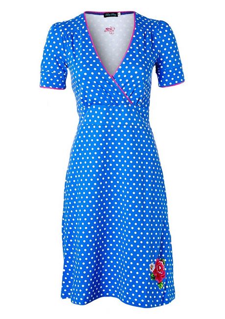 Polkadot jurk blauw polkadot-jurk-blauw-72