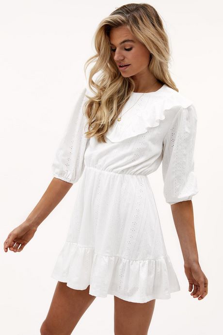 Witte jurk met pofmouwen witte-jurk-met-pofmouwen-86_10