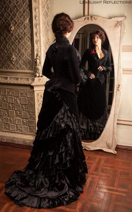Zwarte victoriaanse jurk zwarte-victoriaanse-jurk-66_8