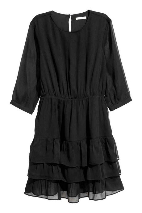 Chiffon jurk zwart chiffon-jurk-zwart-37_6