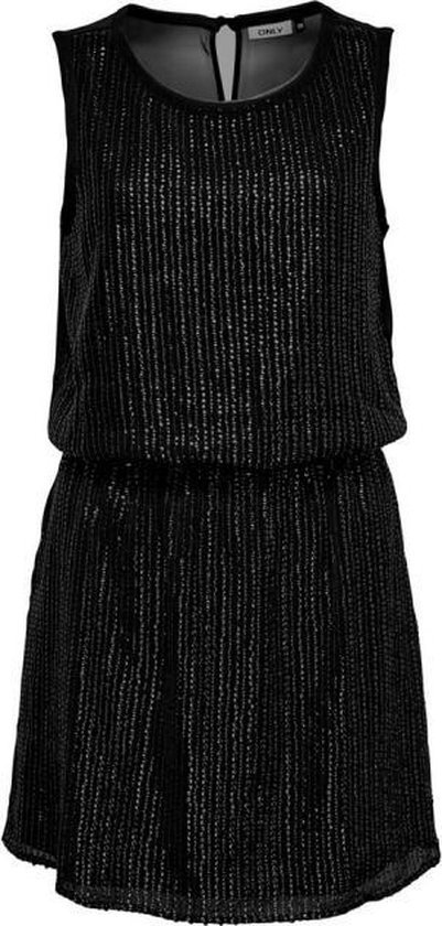Jurk met pailletten zwart jurk-met-pailletten-zwart-66_11