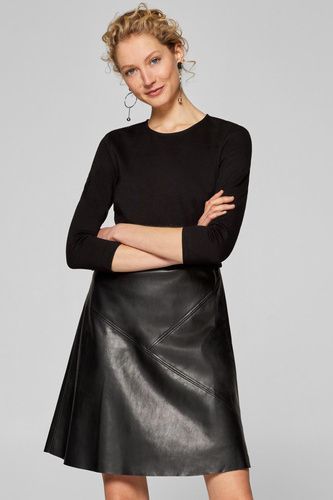 Lederlook jurk zwart lederlook-jurk-zwart-35_6