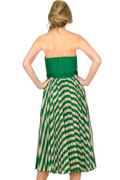 Strapless jurk groen strapless-jurk-groen-67_4