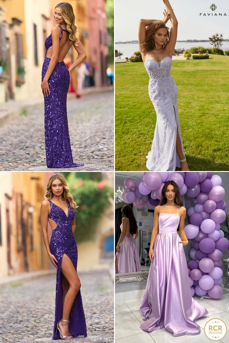 Donker paars prom dresses 2023