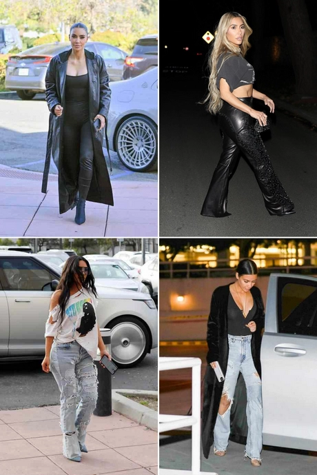 Kim kardashian casual outfits 2023