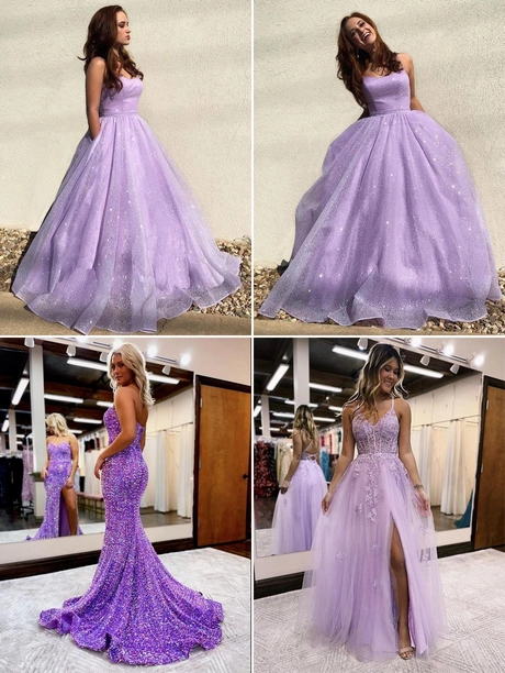 Licht paarse prom dresses 2023